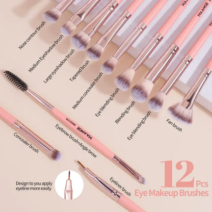 Spring Professional Makeup Brush Set, 18Pcs/Set Soft Bristled Makeup Brushes for Foundation, Powder, Concealer, Eye Shadow, Blush, Lip Balm, Portable Makeup Tools for Home and Travel, Great for Beginners, Mother'S Day Gift, Trending Products